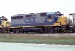 CSX 6476 on a rock train 